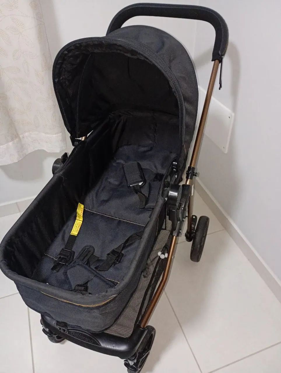 Carrinho de bebê Moisés com bebê conforto  - Foto 2
