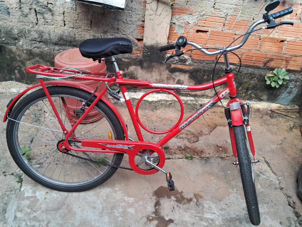 Bicicleta Barra Forte Monark Circular Semi Nova Sem Detalhes  - Foto 2