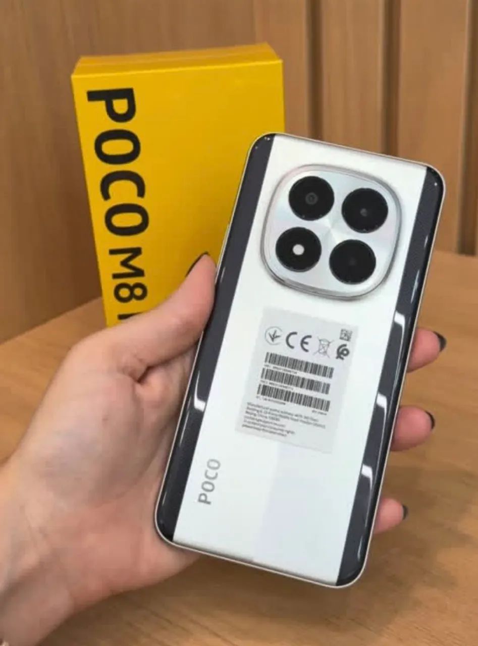 Smartphone Com Câmera Boa (Poco M8 Pro ) +5G + NFC Prata