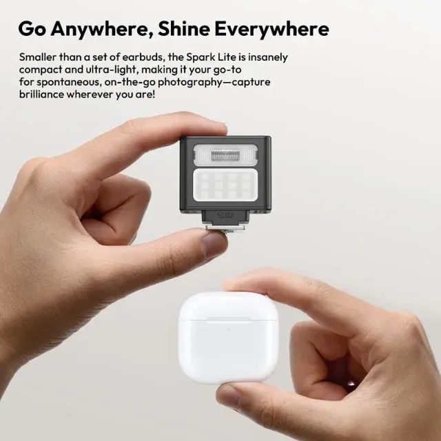 Mini Flash De Câmera Ulanzi Sl02 Com Luz De Preenchimento - Foto 2