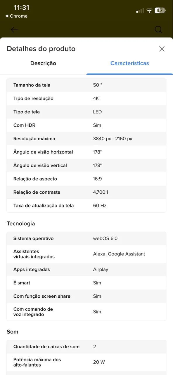 TV smart LG - Foto 2