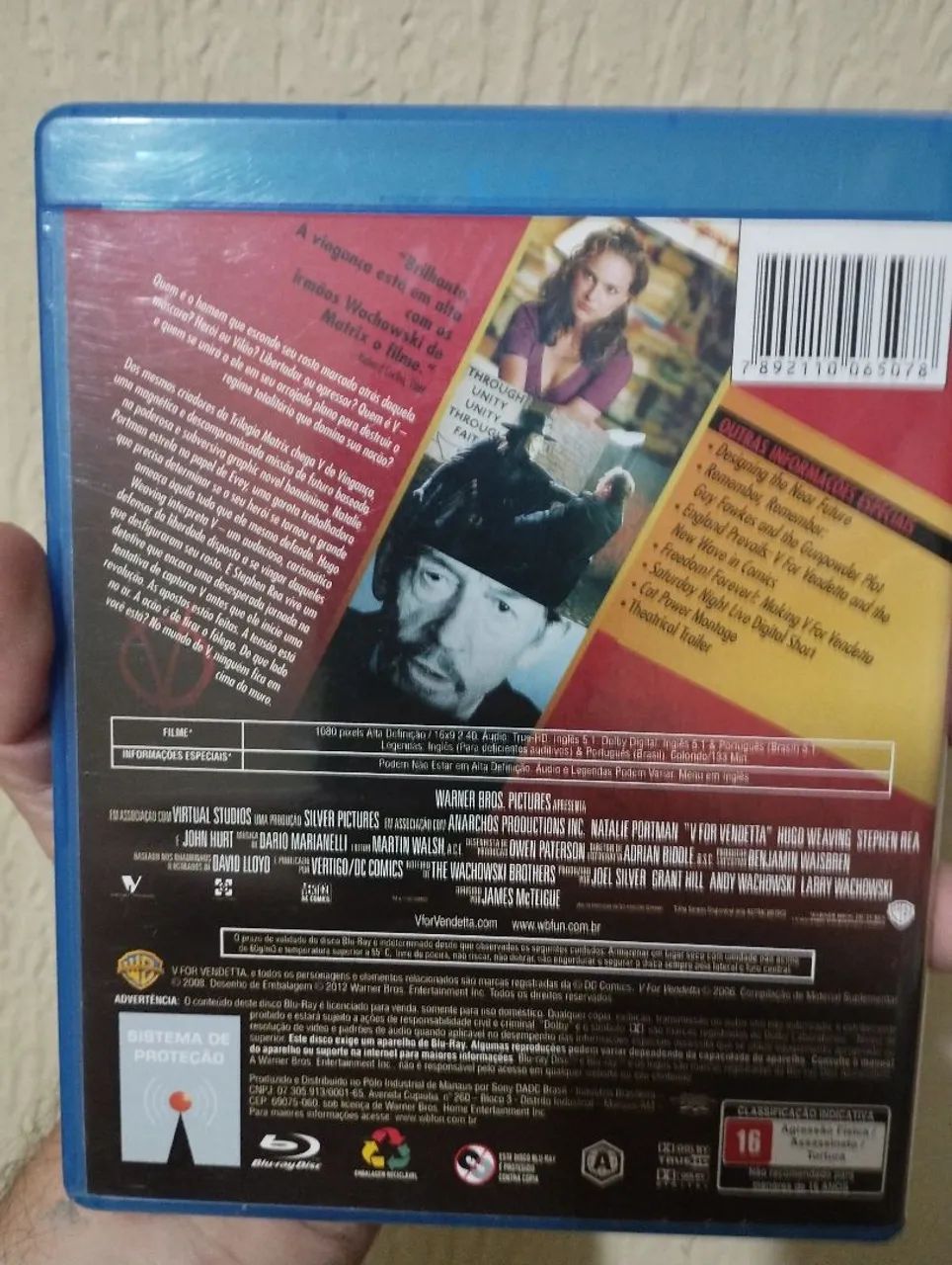 Blu-ray V de vingança  - Foto 2