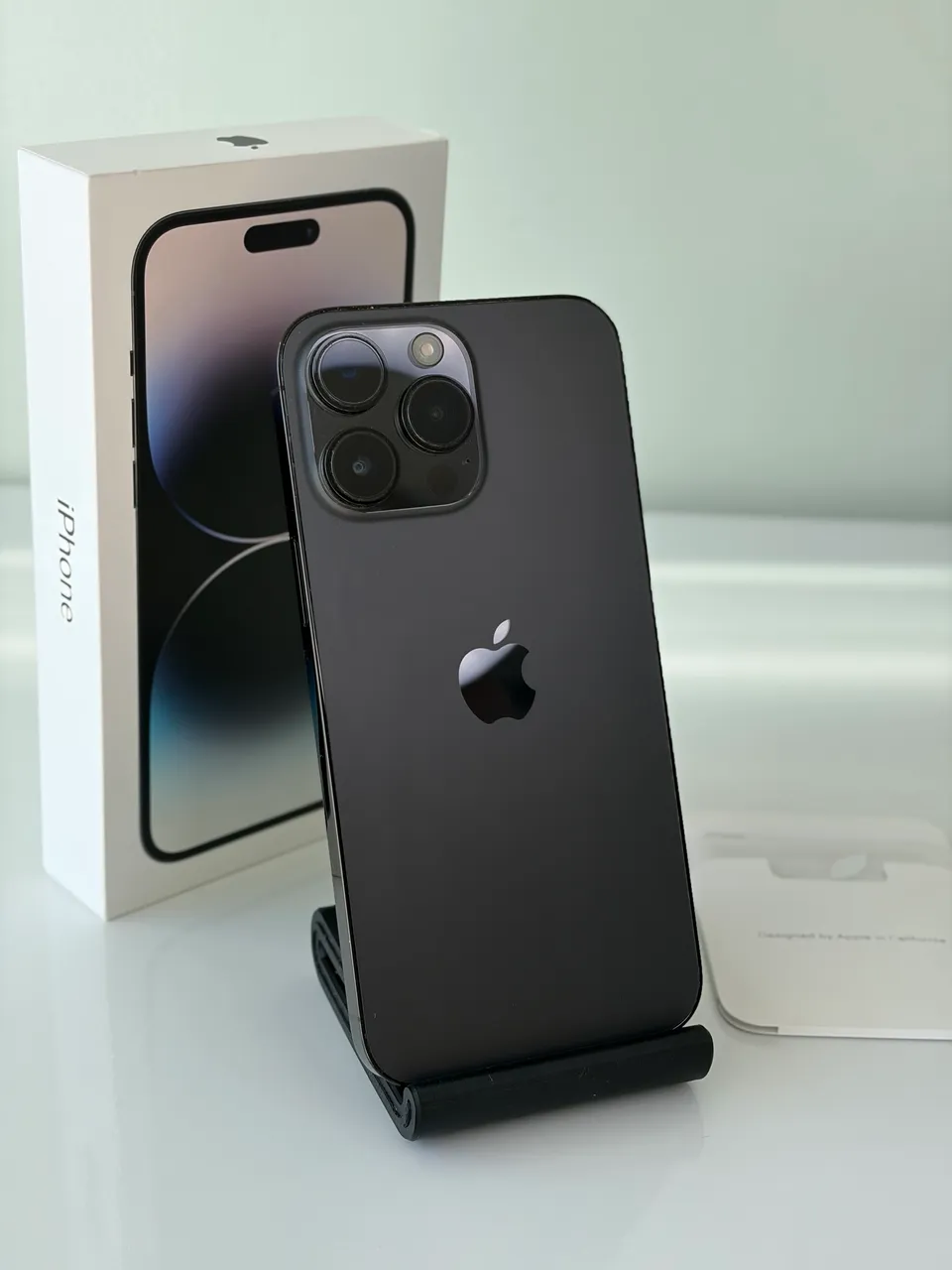 iPhone 12 Pro Max Semi Novo 256GB Branco Saúde de Bateria 81