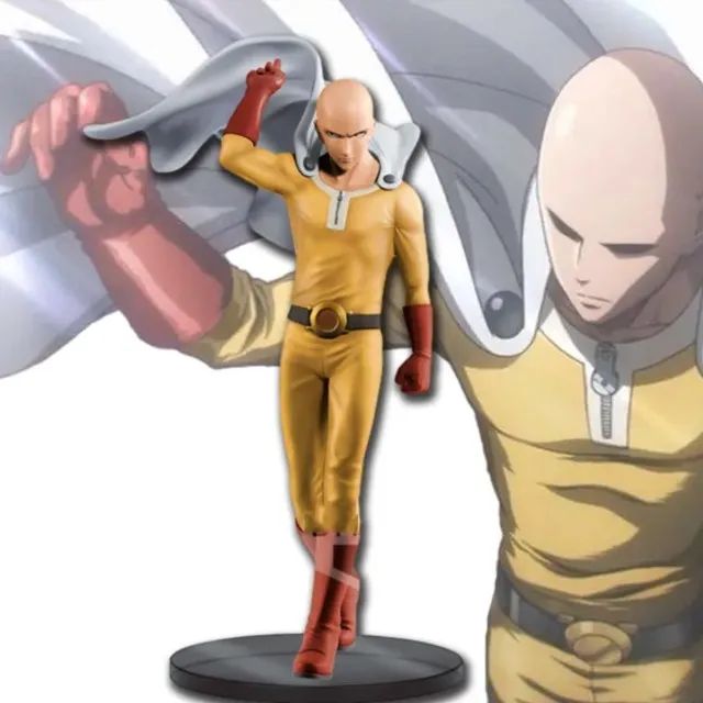 Action Figure De Anime De 18 Cm One Punch-man Saitama - Foto 2