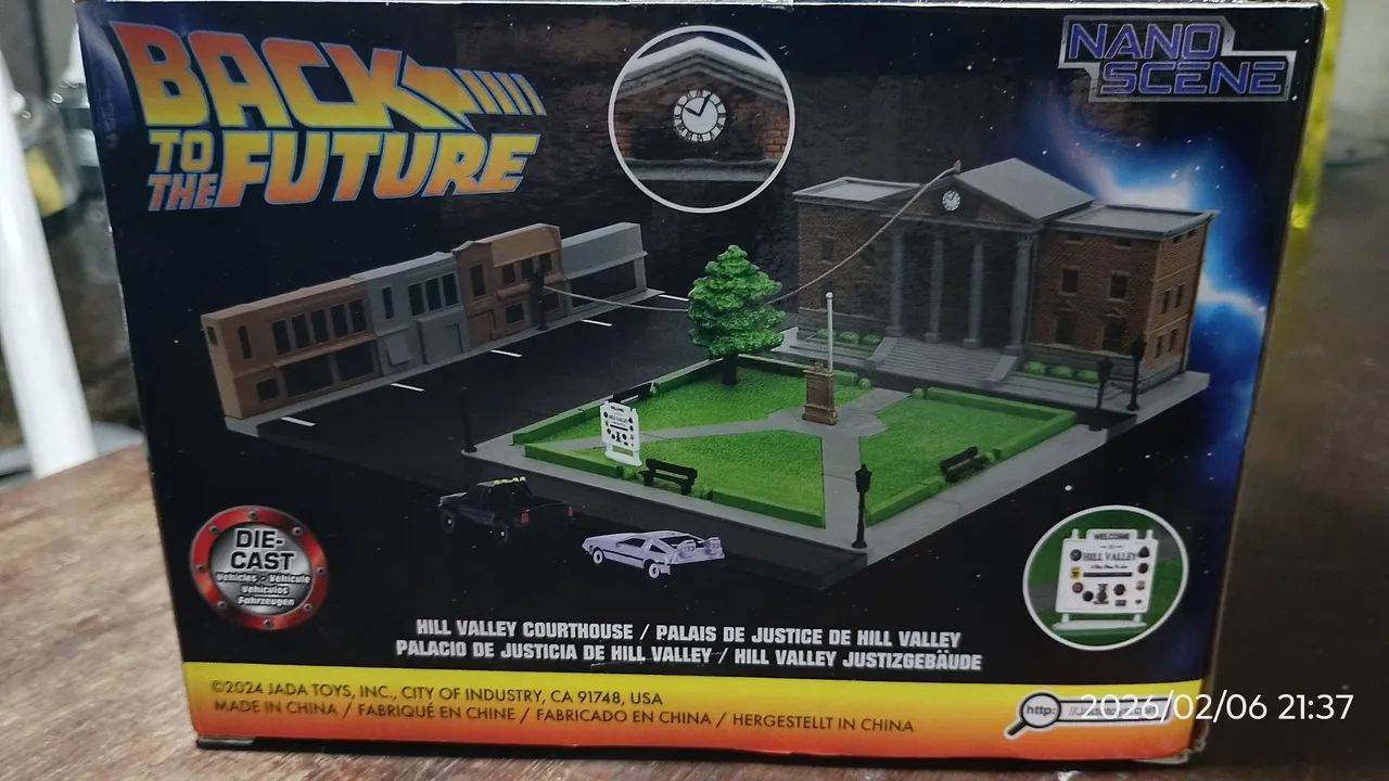 De volta pro futuro diorama Jada nano - Foto 5