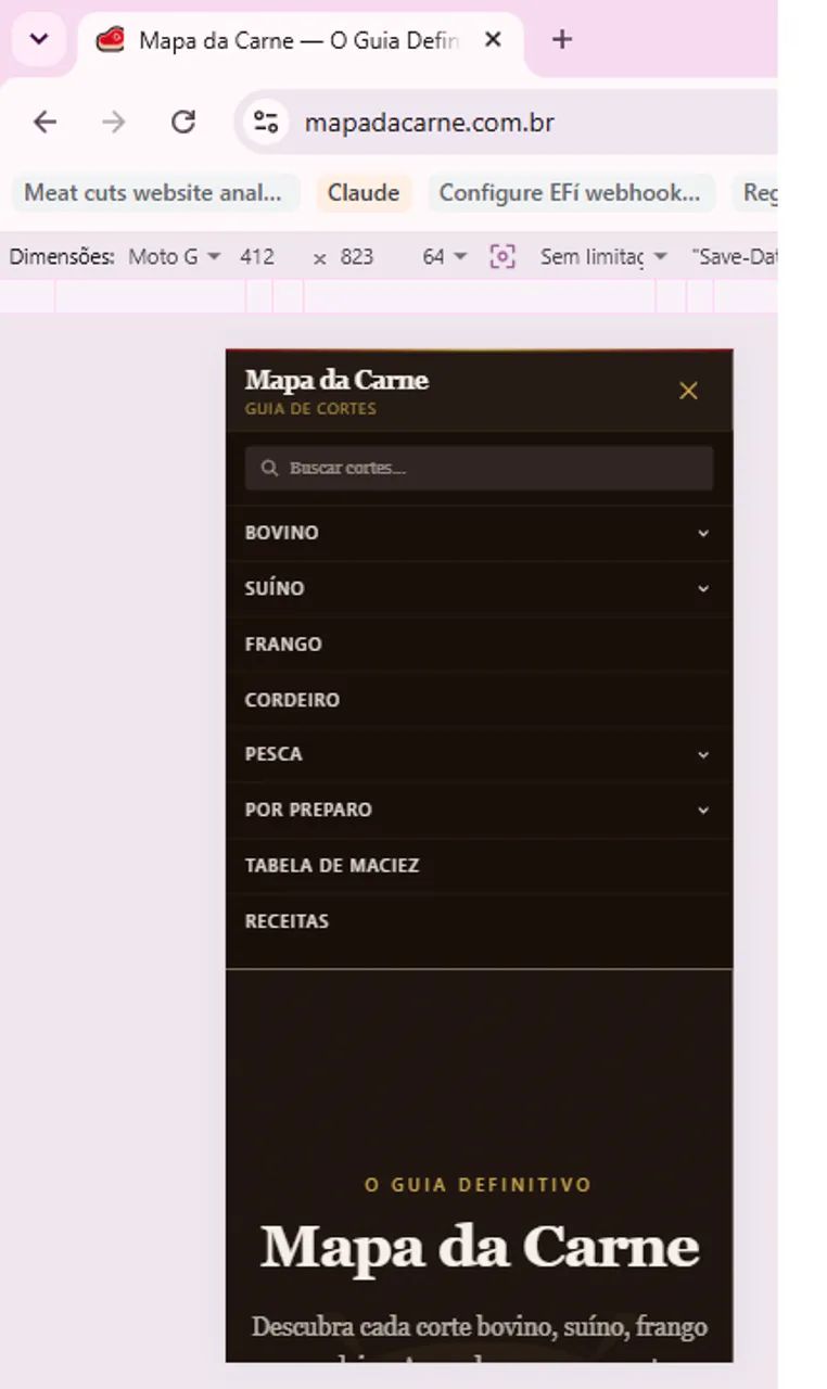 Site Pronto Profissional + Domínio - Mapa Da Carne (Churrasco) - Foto 4