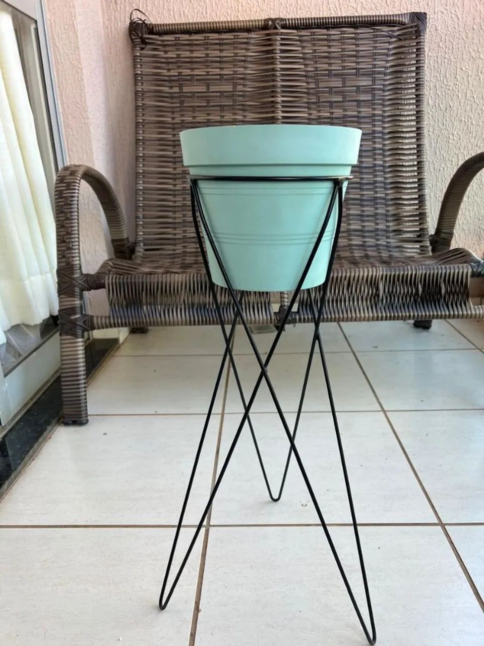 Vaso com suporte