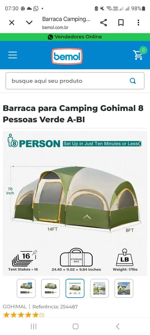 Barraca de Camping - Foto 4