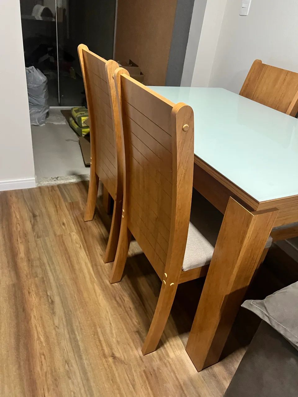 Mesa de jantar com 4 cadeiras 1,20 X 0,80 - Foto 5