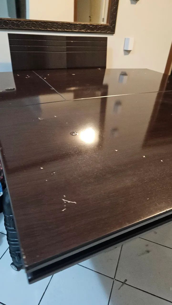 JOGO DE MESA E CADEIRA 8 LUGARES