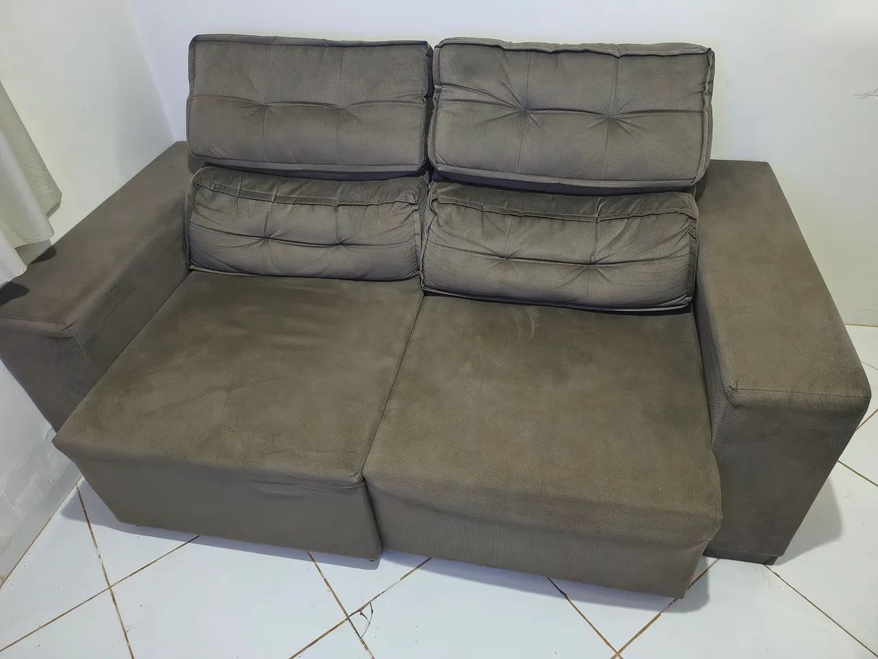 Sofá Retrátil e Reclinável dois lugares - Foto 3