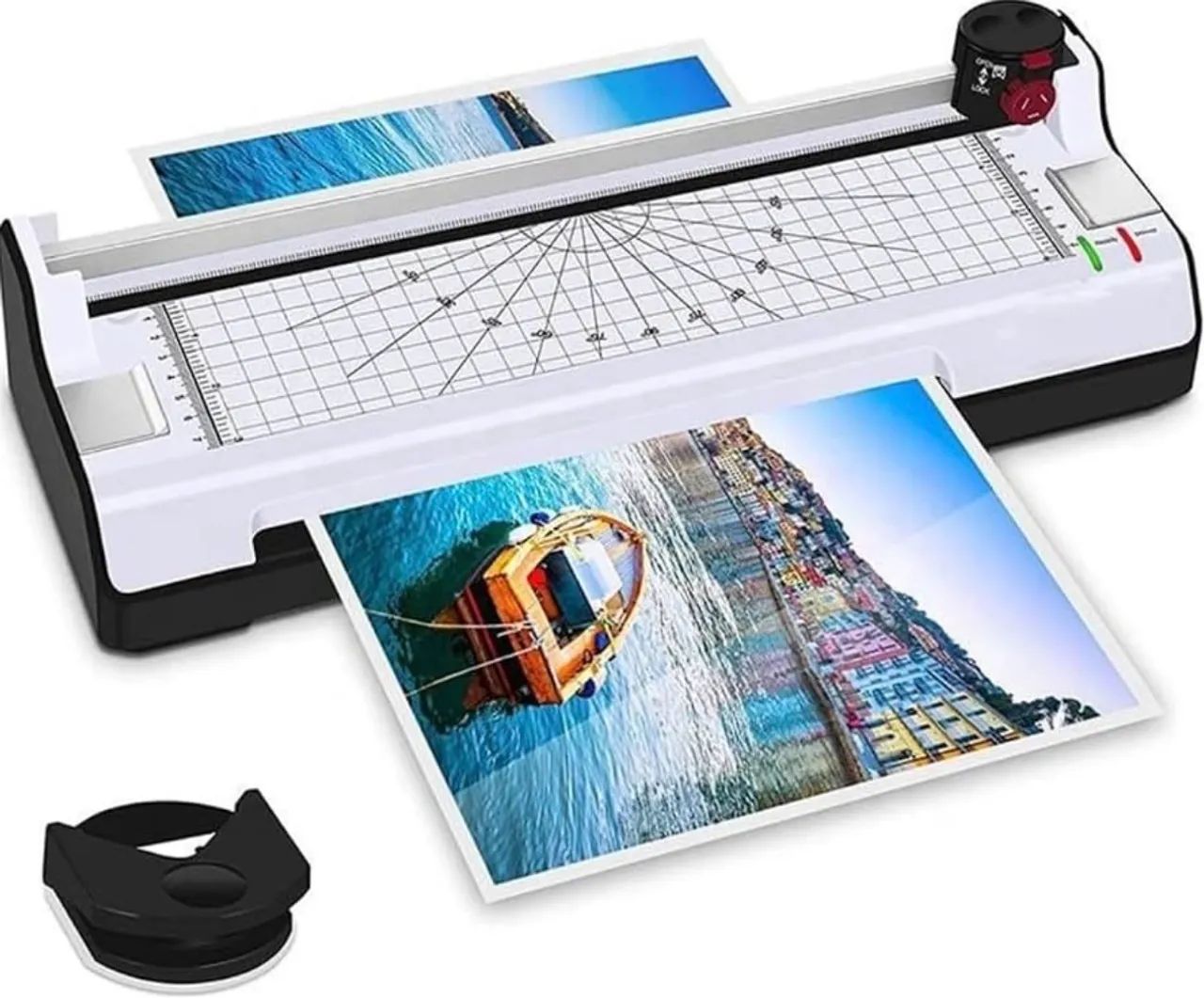  Plastificadora Laminadora Mazzilli Refiladora MA320 3x1 A4 Compatível com Bopp - Foto 4