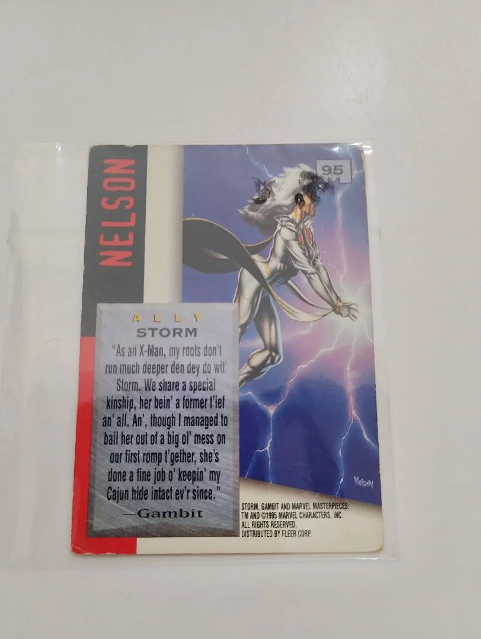 Card Tempestade (Storm) Marvel raro #95 - Foto 2