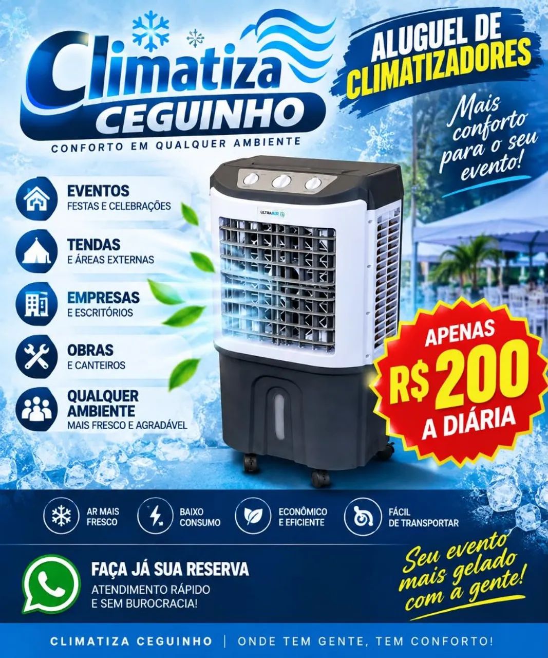 Aluguel de climatizadores