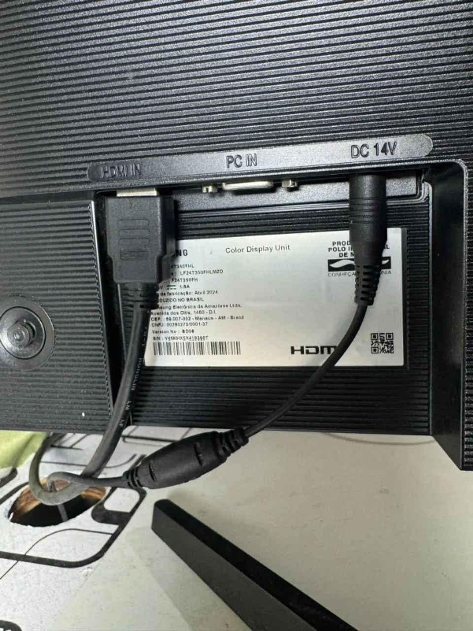 Monitor Samsung 24" Full HD IPS T350 - Foto 5