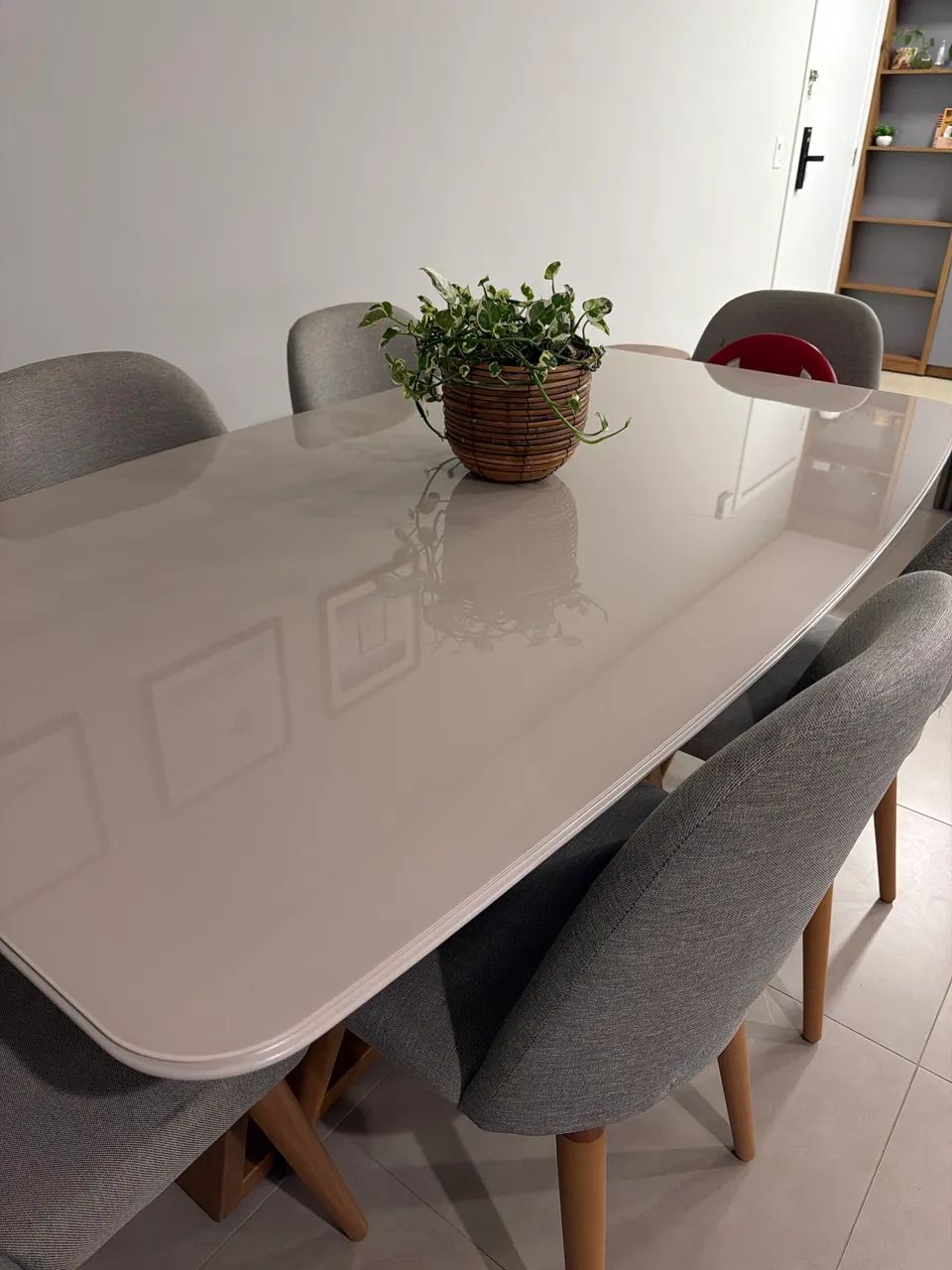 Mesa de jantar 6 lugares com cadeiras  - Foto 2