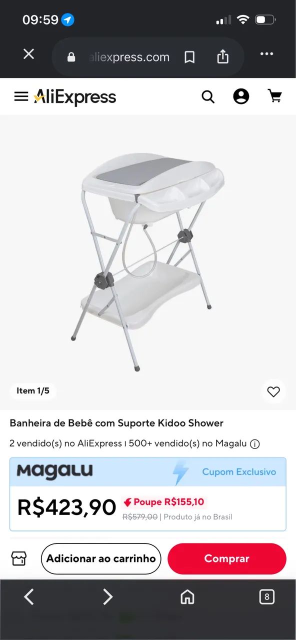 Banheira para bebe da kiddo - Foto 4