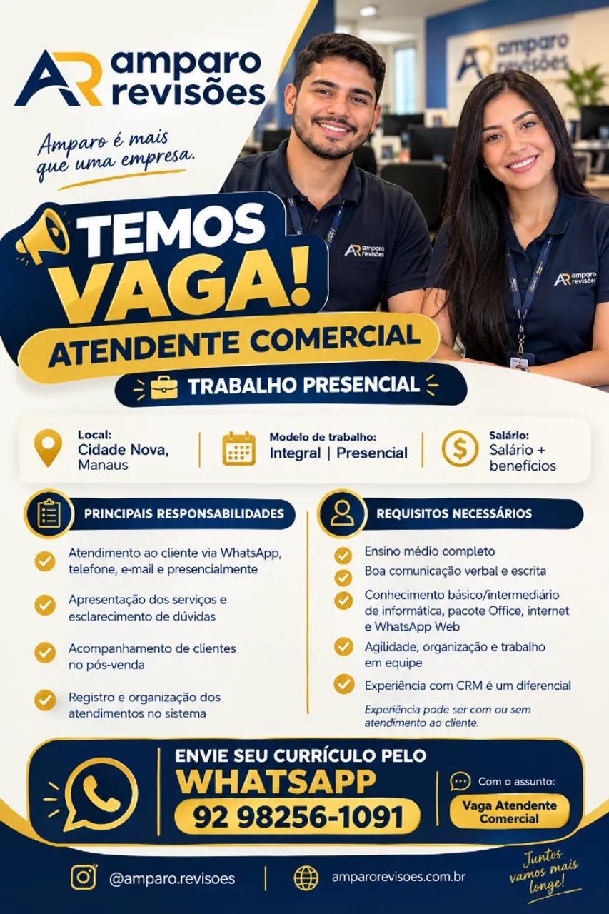 Vaga de emprego 