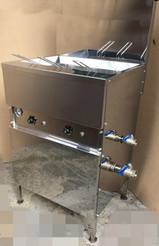 Fritadeira Profissional Com Cestos Para Salgados e Batatas