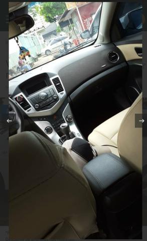Vendo ou troco cruze 1.8 ano 12/13 completo interior caramelo banco de couro - Foto 4