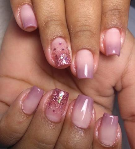 Unhas em gel e fibra