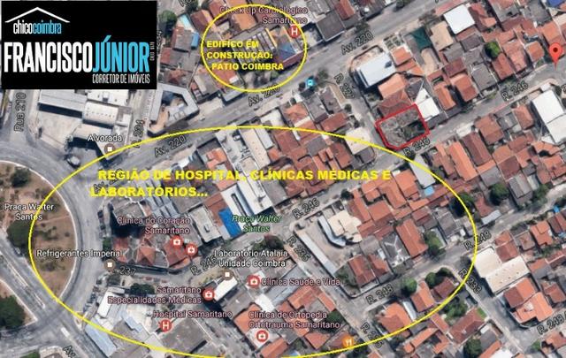 Lote Comercial no Setor Coimbra 445 m², encostado no Hospital Samaritano e Clínicas médica
