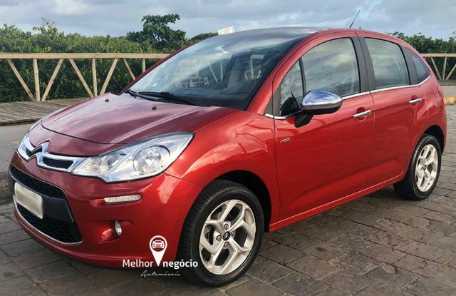 Citroën C3 Exclusive 1.5 8v 5P Flex Vermelho