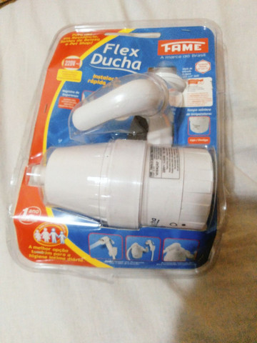 Ducha nova na Embalagem
