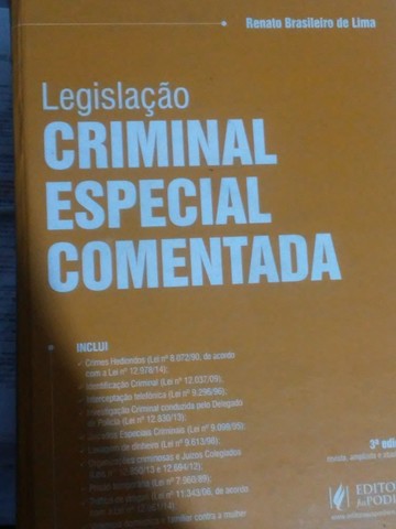 livro de legislação especial criminal