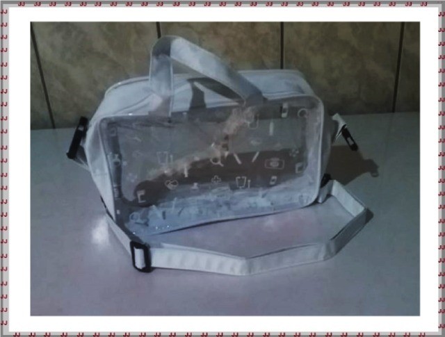 Bolsa transparente para estágio em enfermagem - Foto 2