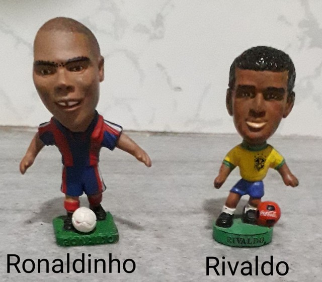 Ronaldinho e Rivaldo (Miniaturas) - Preço por cada 