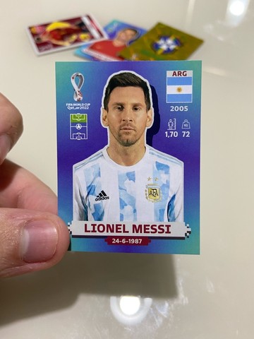 Figurinha Lionel Messi 2022