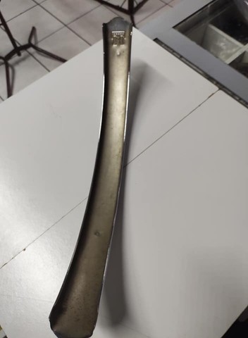 Paralama dianteiro cromado original Monark anos 80 usado em ótimo estado de conservação. - Foto 4