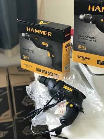 Furadeira Hammer 550w 