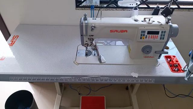 Máquina costura reta eletrônica Siruba - Foto 4