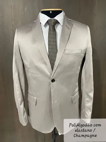 Blazer + caça slim em polialgodao italiano 