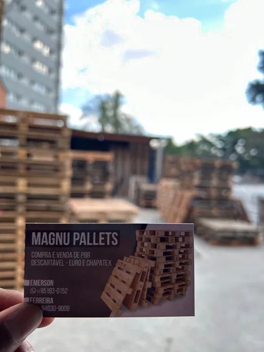 Palete pallets de madeira PBR, DESCARÁVEIS e CHAPA - Foto 6