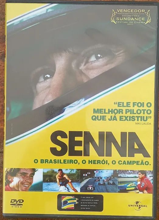 DVD documentário SENNA - O brasileiro, o herói, o campeão 