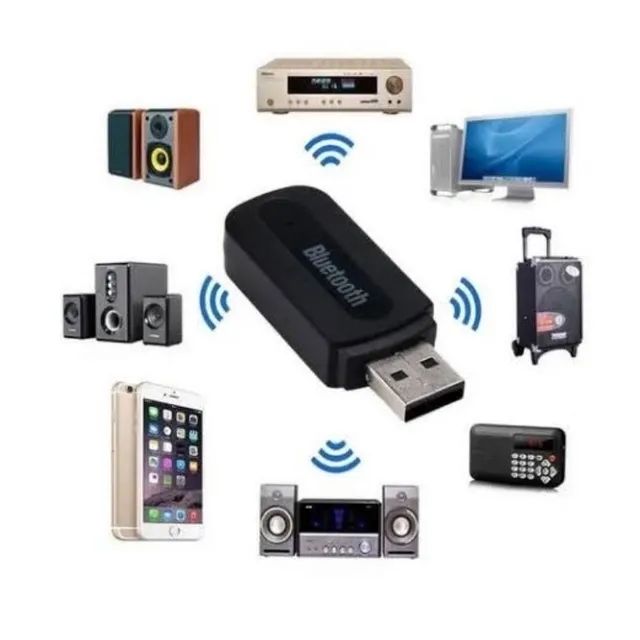 Receptor e Transmissor Bluetooth 5.0 P2 3,5mm 2 em 1 Áudio Sem Fio - Foto 3