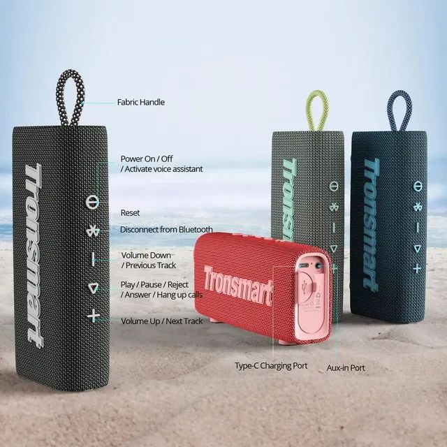 Caixa de som Bluetooth Tronsmart trip  - Foto 3
