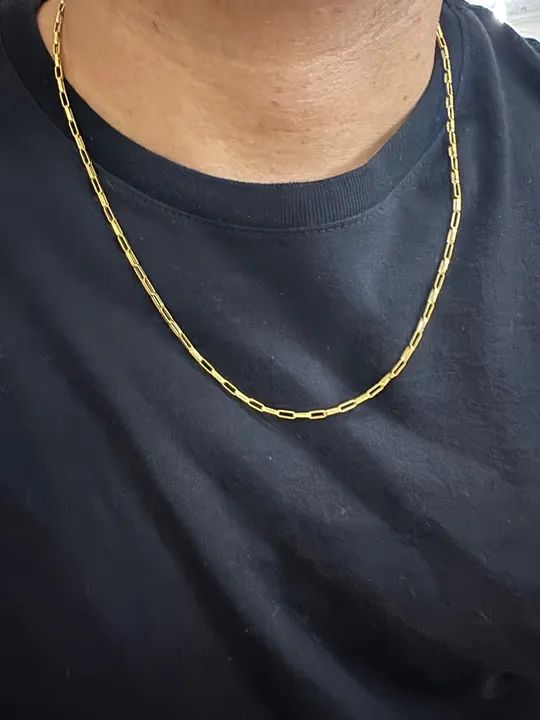 Colar de ouro 18k, 60 cm