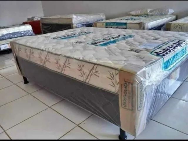 Cama box casal produto novo brinde