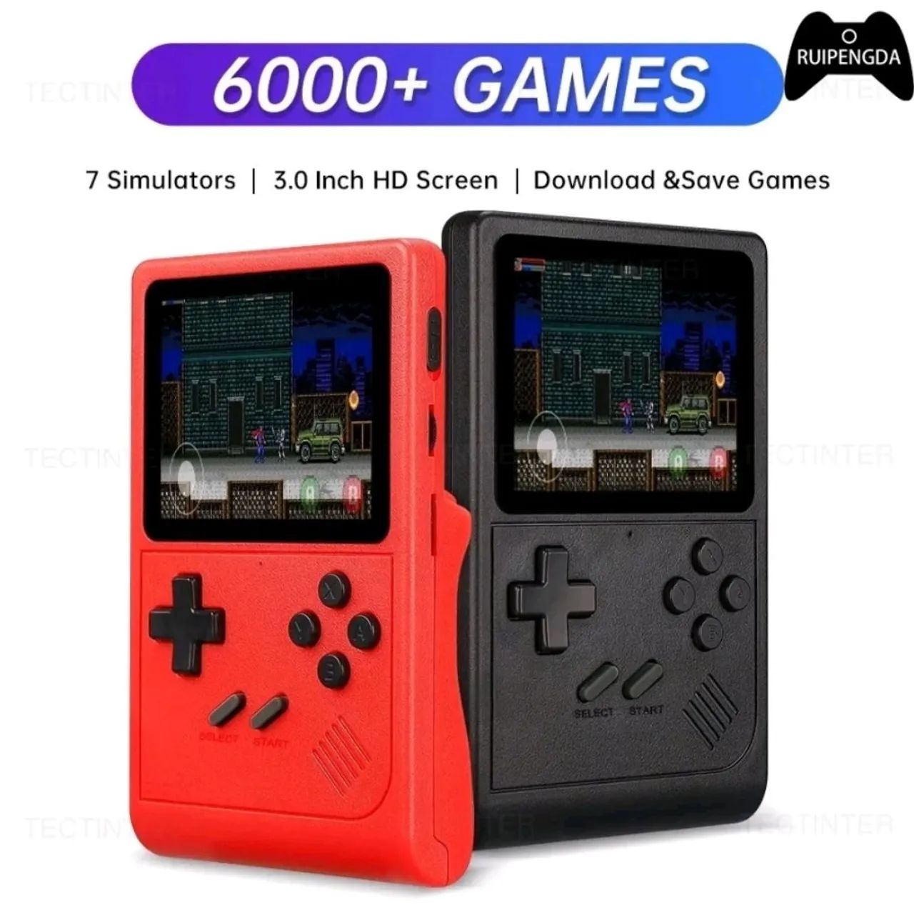 Console Portátil 6000+ Jogos - Diversos Simuladores