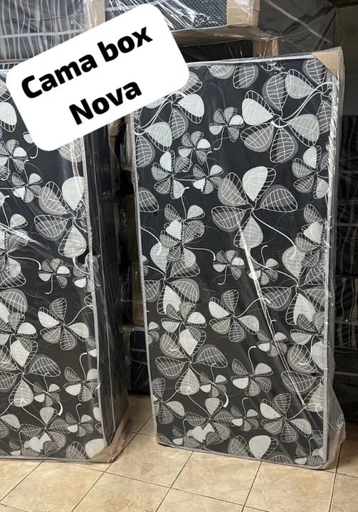 Cama box solteiro brinde