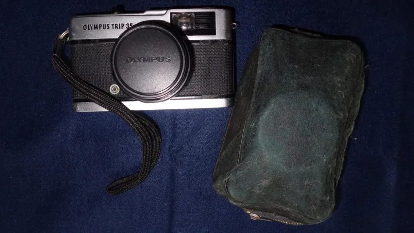 Olympus TRIP 35 com Manual de Instruções em Inglês. (Item para Colecionador ou Decoração)  - Foto 2