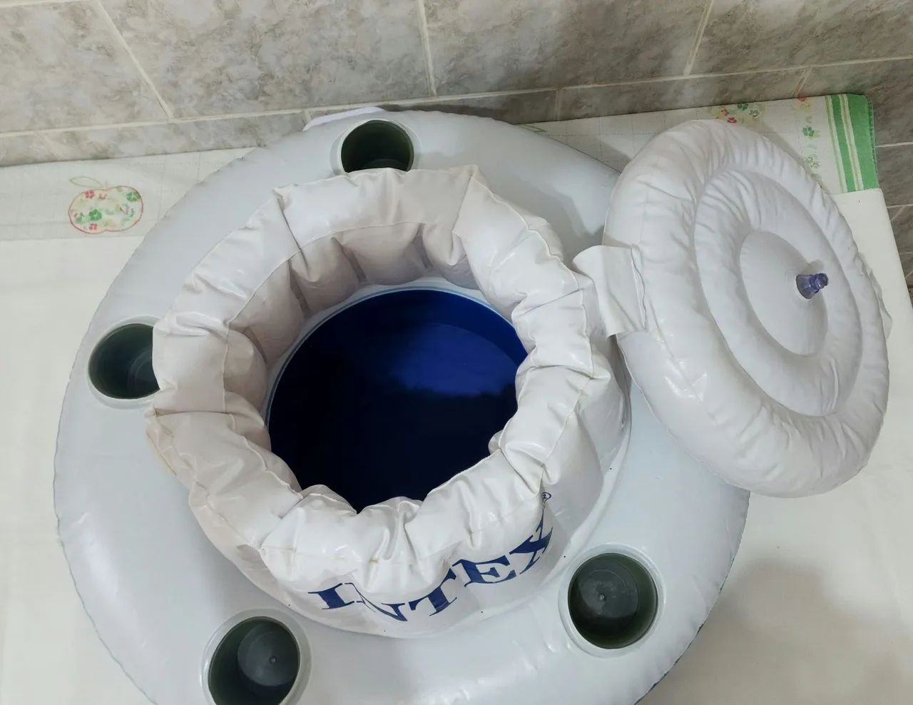 BOIA Cooler Inflável Intex 30 Latas + BRINDES - Foto 3