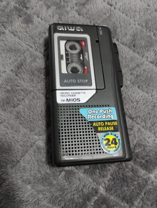 Gravador de fita cassete aiwa TP-M105