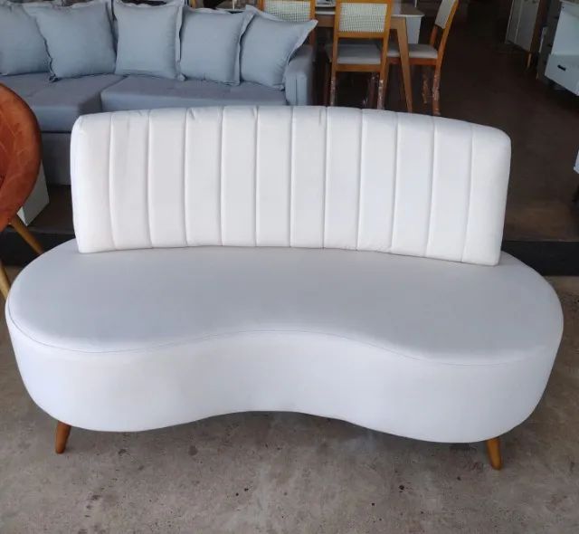 sofa para salao / linho bege 