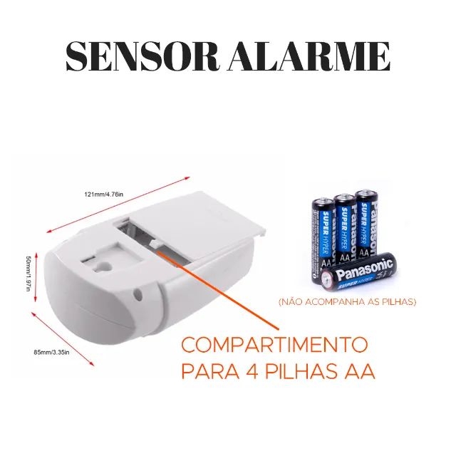 Alarme Anti-roubo Residencial e Comercial sem fio + 2 Controle Remoto - Foto 4