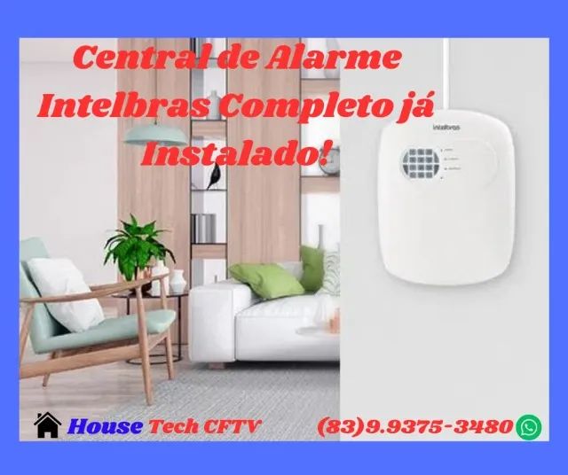 Alarme Intelbras, Central Completa já Instalado e Configurado. - Foto 2